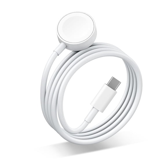 Fast Charging USB C Watch Charger Cord Compatible for Apple Watch, Magnetic Watch Charging Cable Compatible for Watch Series 9/8/7/Ultra/Ultra2/SE2/6/5/4/3/2/1/SE1, Type C Cord, 4.9ft