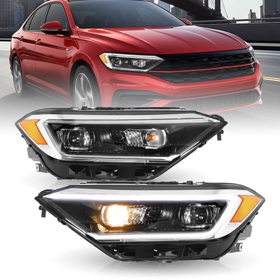 Projector LED Headlights Fit for Volkswagen Jetta 2019-2023 Right/Passenger Side