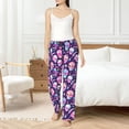 thumbnail image 6 of Lsque Skull mushroom colorful cute Print Women's Pajama Pants, Lounge Pant - Comfortable Home Wear,Elastic Waistband, Stylish Design-XX-Large, 6 of 9