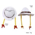 thumbnail image 3 of QIYAGBSA Women Festival Hat Braided Detail Embroidered Band Curved Brim for Oktoberfest Costume Party (Green Free Size), 3 of 6