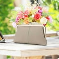 thumbnail image 4 of Grey Long Leather Clutch Wallet With Multi-Compartments, 20.5X4X12Cm Top Grain Cowhide, Rfid Protection For Cards & Cash, 4 of 4