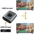 thumbnail image 5 of Hdmi Switch 4k Hdmi Splitter-techole Aluminum Bi-Directional Hdmi Switcher 2 In 1 Out, No External Power Required, Support 4k 3d Hd 1080p For Xbox, 5 of 5