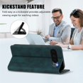thumbnail image 4 of Case for Google Pixel 9 Pro XL/Pixel 10 Pro XL 6.8-inch Wallet,Magnetic Closure,Card Slots,Cash Slot Flip Folio Protective Phone Case,Green, 4 of 9