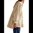 thumbnail image 2 of Chaqueta Vaquera Urbana para Mujer: Chaqueta Vaquera Estilo Boyfriend, Holgada, de Larga y con Botones Al Frente. Crema M, 2 of 7