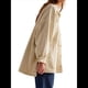 thumbnail image 2 of Chaqueta Vaquera Urbana para Mujer: Chaqueta Vaquera Estilo Boyfriend, Holgada, de Larga y con Botones Al Frente. Crema M, 2 of 7