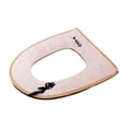 thumbnail image 2 of Steadline Toilet Seat Warmer Cover,Bathroom Soft Thicker Warmer with Zipper Snaps Fixed Stretchable Washable Fiber Cloth Toilet Seat Covers Pads Easy Installation & Cleaning, 2 of 6