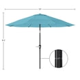 thumbnail image 4 of Pure Garden 10FT Patio Umbrella with Auto Tilt and Vented Canopy (Blue), 4 of 7