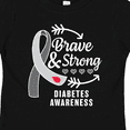 thumbnail image 4 of Inktastic Diabetes Awareness Brave and Strong Boys or Girls Toddler T-Shirt, 4 of 5