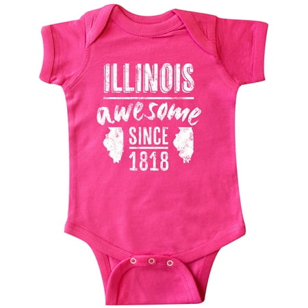 

Inktastic Illinois Awesome Since 1818 Gift Baby Boy or Baby Girl Bodysuit