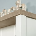 thumbnail image 5 of Sauder Cottage Road Hall Tree with Bench, Glacier White Finish, 5 of 14