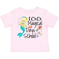 thumbnail image 3 of Inktastic 100 Magical Days of School with Blue Mermaid and Fish Boys or Girls Toddler T-Shirt, 3 of 5