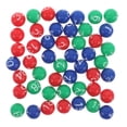 thumbnail image 1 of Miangastore 1 Bag Of Colorful Bingo Balls For Lottery Drawing Numbered Raffle Balls Plastic Replacement Balls Carnival Ball Game Accessories, 1 of 9