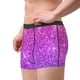 thumbnail image 2 of Balery Pink Purple Glitter Calzoncillos bóxer para hombre, ropa interior de algodón suave y transpirable con cinturilla de nailon-Medium, 2 of 5