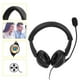 thumbnail image 1 of Auriculares telefónicos auriculares con cable USB multifuncionales amplia compatibilidad para juegos para centro de llamadas, 1 of 8