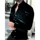 thumbnail image 1 of Camisa formal de fiesta para hombre, nueva moda , material prémium, solapa a cuadros, informal, formal, de calle, pequeña, de gran tamaño, 1 of 6