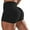 Black, variant on Womens Yoga Shorts Workout Shorts Gym Sport Shorts Yoga Pants High Waist Booty Push up Running Short Leggings Elastic Butt Lift Tights