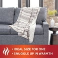 thumbnail image 5 of Sunbeam Heated Electric Throw Blanket, Microplush, Boho, 50" x 60", 5 of 8