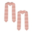thumbnail image 2 of Haiem Rose Gold Glitter Pattern Graduation Stole 2024 | Premium Satin Sash for Graduation Ceremony, 2 of 7