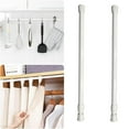 thumbnail image 4 of Dsscvnef 2 Pack Window Bar Window Bars Adjustable Sliding Glass Door Lock Window Lock Bar for Children Home Extends From 15.8 27.6 Inches (White), 4 of 7