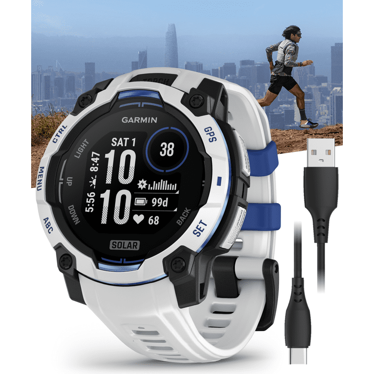 Garmin Instinct 3 Rugged Outdoor GPS Smartwatch 45mm Solar