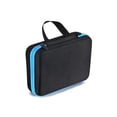 thumbnail image 4 of Bolsa de aceite esencial Estuche de perfume Botellas Ranuras 30 15ML Bolso de transporte Contenedor de almacenamiento Organizador de viaje polaco Almacenamiento y organización del hogar Púrpura Ounissouiy HA077425-04, 4 of 6