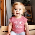thumbnail image 4 of Wild One Dinosaur 1st Birthday T-Shirts for Baby Girls and Boys First Birthday Outfit White on Mauve Shirt 12 Months, 4 of 6