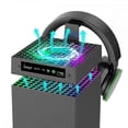 thumbnail image 2 of Ventilador de refrigeración RGB para Xbox Series X con luz LED RGB, ventilador superior de alta velocidad para accesorios de Xbox Series X, 3 velocidades ajustables, 2 of 5