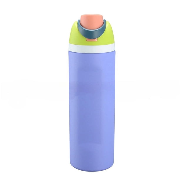 Nayueo,Kitchen Cups,Owala Sports Water Bottle 19Oz Aa,Freesip 19 Oz Blue Insulated Stainless Steel Water Bottle with Lid Insulated Stainless Steel Water Bottle with for Sports and Travel Dreamy Field