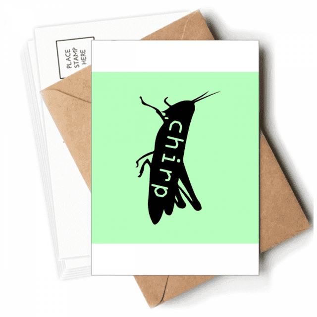 Cartes Postales Locust Grasshopper Bray Enveloppes Vierges Cartes de Note