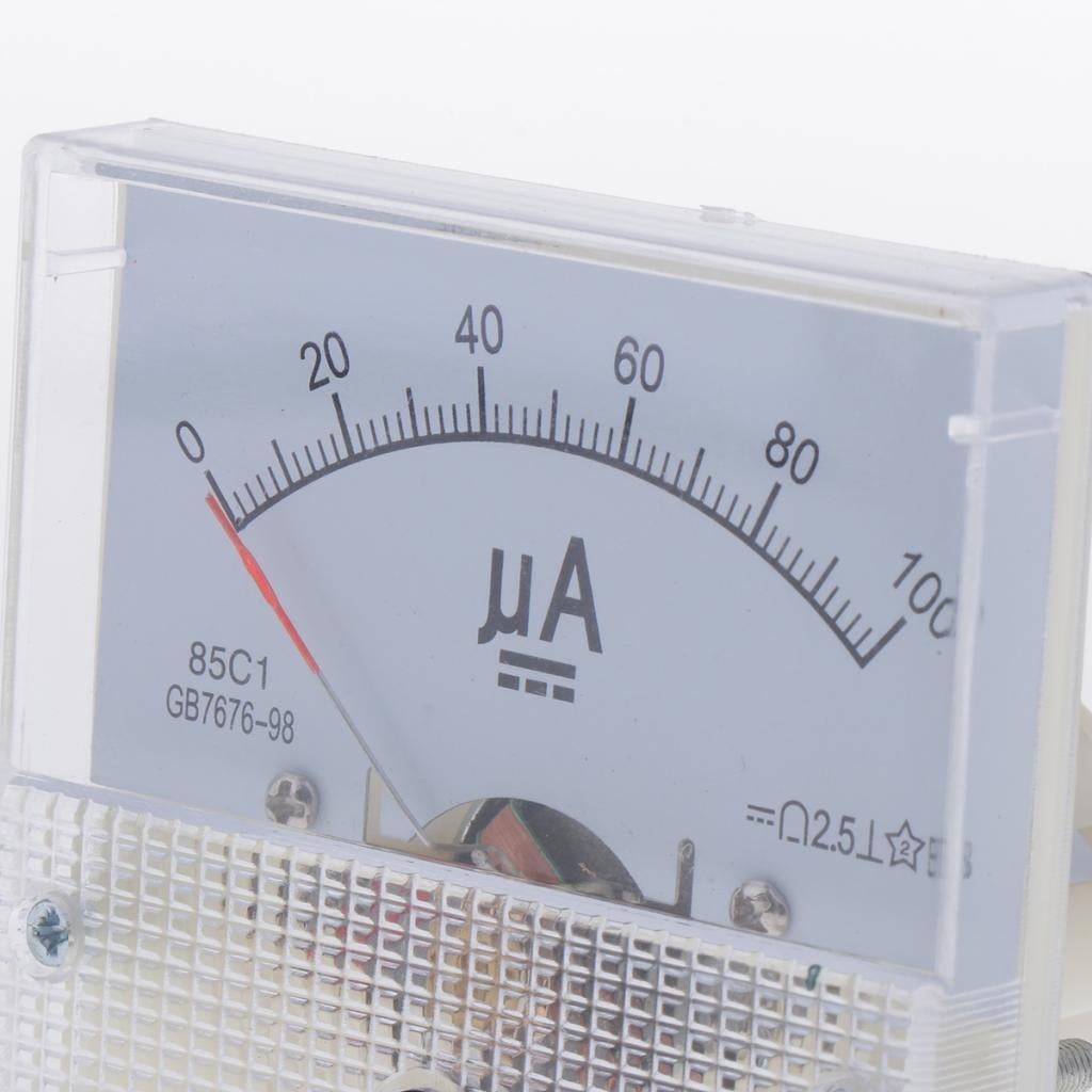 Amperometro Analogico Da 0-100uA Per Batterie E Impianti Elettrici - Strumento Di Precisione - Foto 2