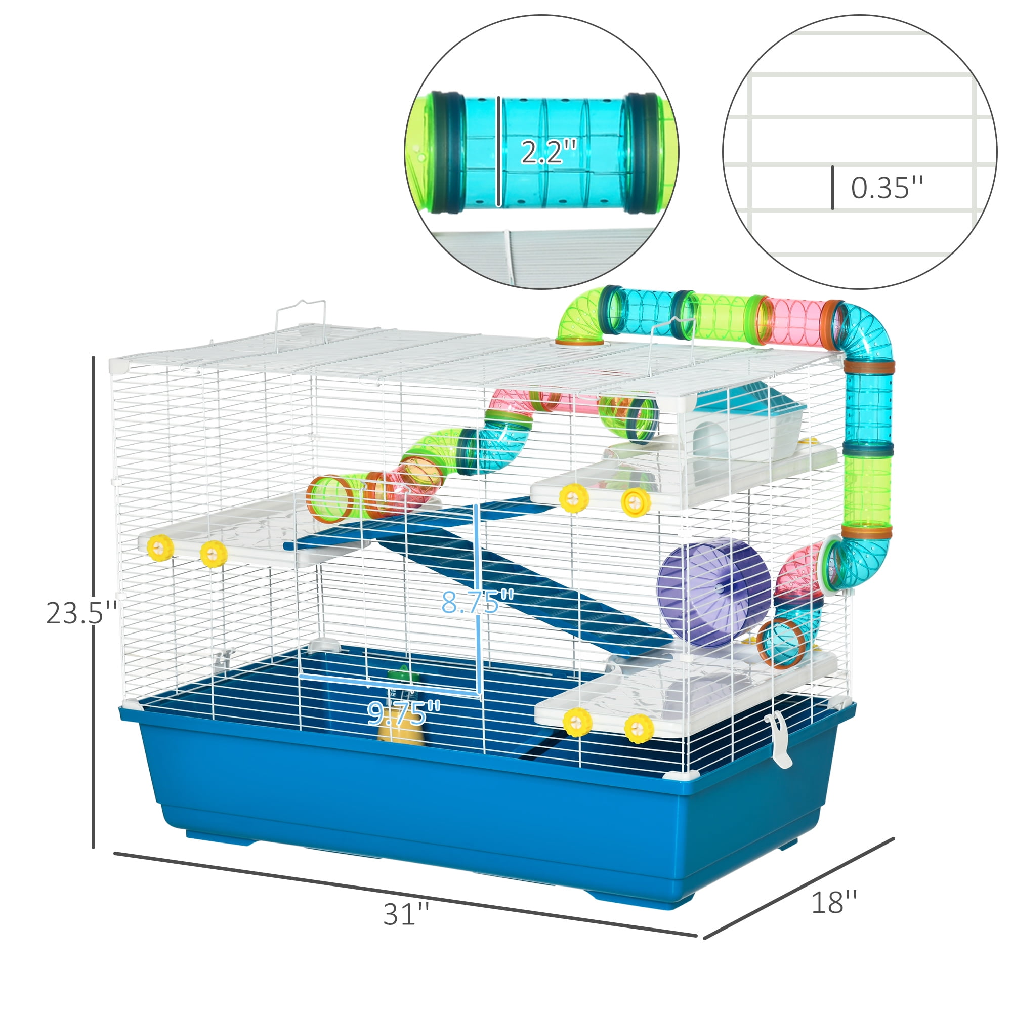 Picture of Hamster Cages With Tubes