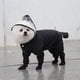 thumbnail image 5 of Cobertura completa Ropa para perros Chubasquero de una pieza para perros Suministros para mascotas (Negro S), 5 of 6
