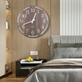 thumbnail image 6 of Luminous Wall Clock 12" Silent Quartz Glow Hanging Watch Night Light Home Decor 12" Large Modern Luminous Night Light Wall Clock Silent Battery operated Home, 6 of 12