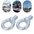 thumbnail image 3 of 2PCS Lifting RingBolts, Deep Threaded Lifting Shoulder Eyebolt, For Shipbuilding Port Electric Power, 3 of 8
