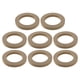thumbnail image 1 of Unique Bargains 8 piezas universales de 4 pulgadas altavoz subwoofer montaje anillos espaciadores madera maciza beige, 1 of 6