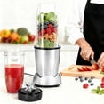 thumbnail image 4 of JDF3CISH Compatible Piezas De Aspas Licuadora Ninja, Juego De Repuesto De Vasos De Licuadora y Cuchilla, 3 Piezas Repuesto，1 Vaso Original 24oz Incluye Tapa, 1 Cuchilla Extractor 7 Aletas, 4 of 9