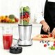 thumbnail image 4 of JDF3CISH Compatible Piezas De Aspas Licuadora Ninja, Juego De Repuesto De Vasos De Licuadora y Cuchilla, 3 Piezas Repuesto，1 Vaso Original 24oz Incluye Tapa, 1 Cuchilla Extractor 7 Aletas, 4 of 9