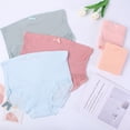 thumbnail image 5 of GEWSEY Maternity Underwear, Pure Comfort Cotton Panties, Women's Maternity Pregnancy High Waist Underwear (Green, XL), 5 of 7