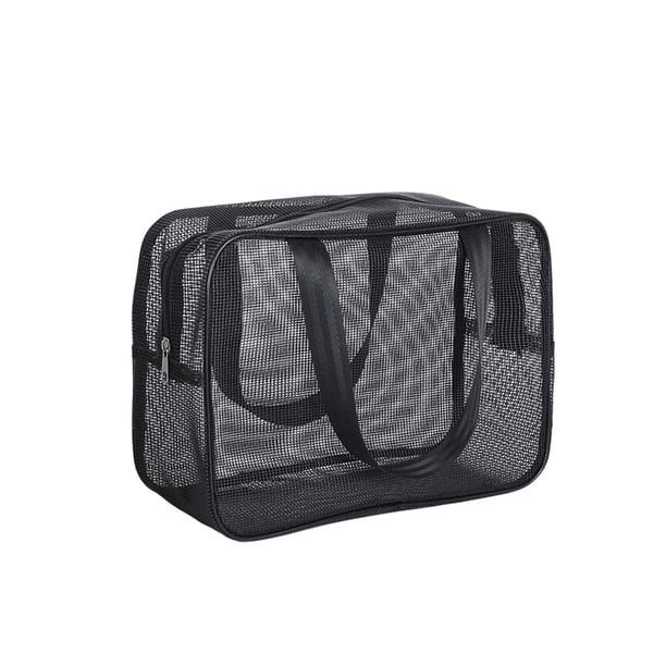 Bolsa de Lavandería de Malla de Almacenamiento, Organizador de Almacenamiento Portátil, Bolsa de Ducha Portátil, Bolsa de Playa de Malla de Poliéster, Bolsa de Mano, Bolsa de Lavandería, Bolsa de Alma