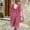 Hot Pink, variant on Jacenvly Cardigan For Women Long Sleeve Solid Knit Sweaters For Women Soft Warm Long Coat Tops Loose Casual Pocket Jacket Blouse