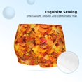 thumbnail image 2 of Rocae Autumn Maple Leaf Pile for Girls' Cotton Boxer Briefs, Soft Mid-rise Panties-X-Large, 2 of 5