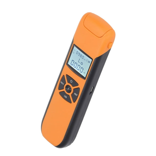 Medidor de Potencia de Fibra Mini Óptica, Liviano Preciso de 800 A 1700 nm Medidor de Potencia Óptica de Caparazón para Mantenimiento