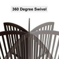 thumbnail image 3 of Freestanding Pet Gate, Wide Dog Gates, Panel Dog Gate, Dog Fence Indoor Puppy Gate with 3 Foot Supporters for Living Room, House, Doorways, Stairs, Brown, 3 of 5
