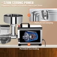 thumbnail image 3 of 110V Electric Tomato Strainer 370W Commercial Grade Tomato Milling Machine Stainless Steel Tomato Press and Strainer 90-160 Kg/H Pure Copper Motor Food Strainer and Sauce Maker, 3 of 6