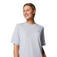 thumbnail image 5 of Columbia Women's PFG Uncharted Tech Tee Short Sleeve, Cirrus Grey/W Best Cast, Medium, 5 of 7