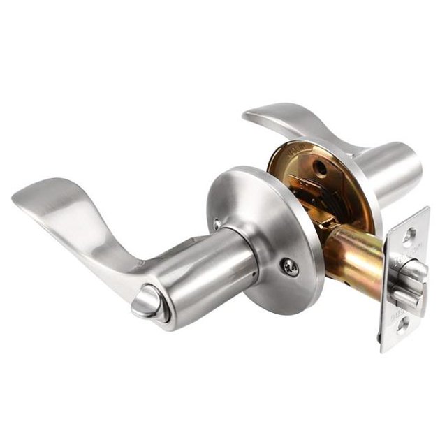 Toledo 229675 Jaen Wave Lever Entry Lockset, Satin Nickel