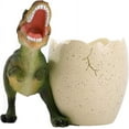 thumbnail image 1 of Portalápices con forma de dinosaurio, organizador de escritorio, tiranosaurio Rex, 1 of 5