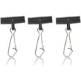 thumbnail image 1 of Sinker Slides for Fishing, Sinker Weight Silder Line Slide Sleeve Swivel Duo Lock Snaps for Saltwater Surf Bottom Fishing Fish Fider Rig Catfish Rig Black Hook Snap 30 Pack, 1 of 6