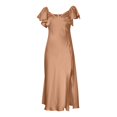 thumbnail image 6 of Jamsmile Womens Dress Summer Short Sleeve Off Shoulder V Neck Backless High Split Dresses Chic Summer Party Dress, 6 of 7