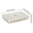 thumbnail image 3 of Binwennn Food Storage Container Stackable Dumpling Storage Airtight Cookie Storage Containers Transparent Food Containers With Lid For Kitchen And Fridge Home Storage Freezer Storage Containers, 3 of 4
